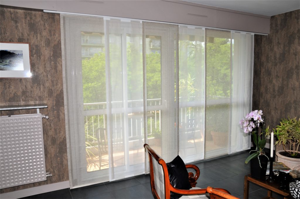 tapissier lyon decorateur ruf panneaux japonais tissu confection sur mesure