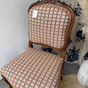 paire de chaises style Louix XV tisus casamence