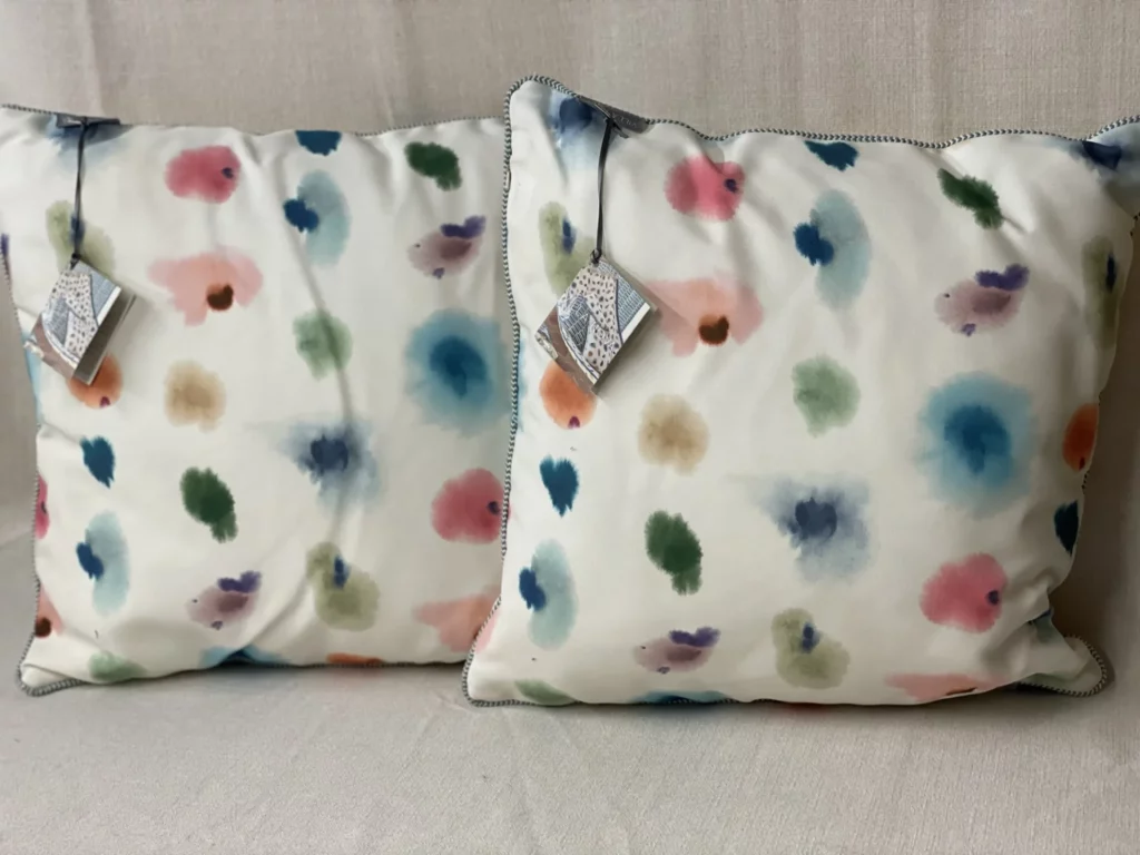 coussins tissu d'extérieur 40x40